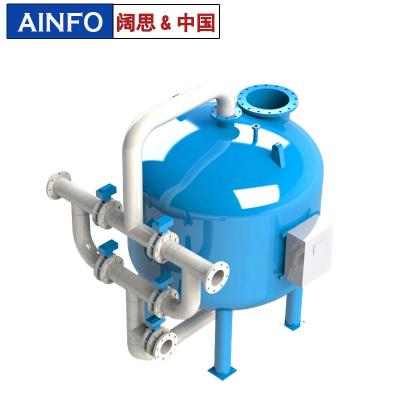 1．用于要求出水濁度≤5mg/L 能符合飲用水質(zhì)標(biāo)準(zhǔn)的工業(yè)用水、生活用水及市政給水 系統(tǒng)； 2．工業(yè)污水中的懸浮物、固體物的去除； 3．可用作離子交換法軟化、除鹽系統(tǒng)中的預(yù)處理設(shè)備，對(duì)水質(zhì)要求不高的工業(yè)給水的粗過(guò)濾設(shè)備； 以及用在游泳池循環(huán)處理系統(tǒng)、冷卻循環(huán)水凈化系統(tǒng)等。